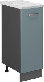 Szafka apteczna niebiesko-szary 30x60x81.6 r-line