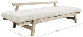Sofa rozkładana Karup Design Step Natural Clear/Grey