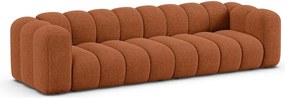 Ceglasta sofa z tkaniny szenilowej 290 cm Lupine – Micadoni