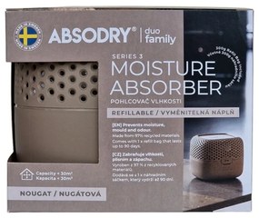 Everbrand Pochłaniacz wilgoci Absodry Duo Family Bag 3-series, do 30 m3, Nougat