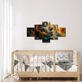 Obraz - Twarz w kosmosie (125x70 cm)
