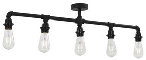 Czarna lampa sufitowa industrialna - EX176-Vicky