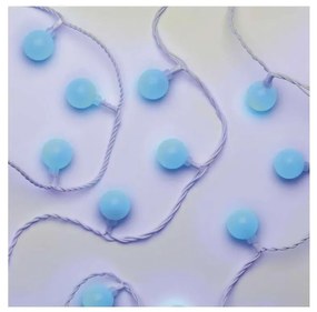 LED Zewnętzrny łańcuch bożonarodzeniowy 40xLED/9m IP44 niebieski