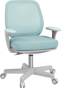 Vinsetto Fotel biurowy, ergonomiczny fotel obrotowy z regulacją wysokości, 55 x 48 x 82,5-94,5 cm, zielony | Aosom PL