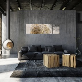 Obraz - Abstrakcja pnia (170x50 cm)