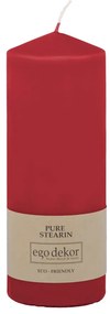 Czerwona świeczka Eco candles by Ego dekor Top, 50 h