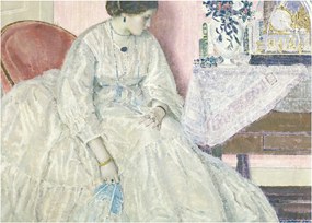 Obraz na szkle - Frederick Carl Frieseke, Memories, reprodukcje (70x50 cm)