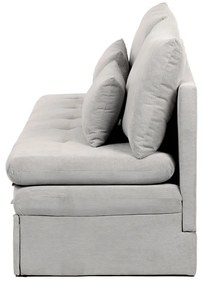 Rozkładana sofa trzyosobowa ASB-4740 BGE2,manżestrowa, beżowa