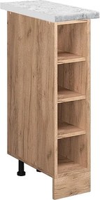 Półka kuchenna złoty dąb energetyczny 20x60x81.6 r-line