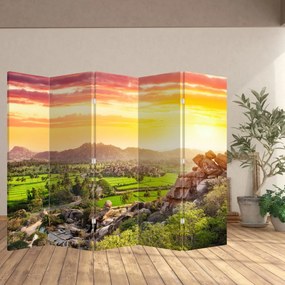 Parawan - Dolina Hampi w Indiach (210x170 cm)