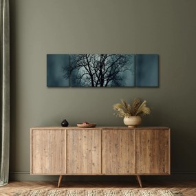 Obraz drzewa podczas zaćmienia (170x50 cm)