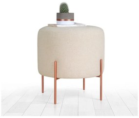 Kremowy puf Copper – Artie
