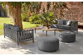 Ciemnoszara sofa ogrodowa Switch Rope – Diphano