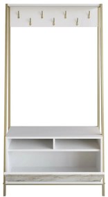 Wieszak z półką na buty Devin White