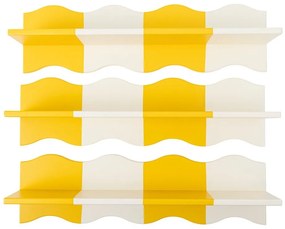 Żółto-biała półka dziecięca 80 cm Bubbi – Bloomingville Mini