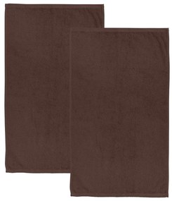 Brązowe bawełniane ręczniki kąpielowe szybkoschnące/frotte zestaw 2 szt. 90x140 cm Quick Dry – Catherine Lansfield