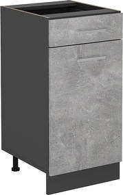 Szafka dolna do kuchni beton 40x46x81.6 r-line
