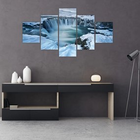 Obraz - Wodospad Bogów, Islandia (125x70 cm)