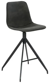 Ciemnoszare hokery zestaw 2 szt. 84 cm Monaco – House Nordic