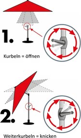 Doppler ACTIVE 280 cm zielona