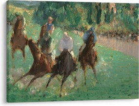 Obraz - Edouard Manet, At the Races, reprodukcje (70x50 cm)