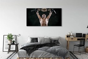 Duży obraz na płótnie Mistrzowski Pas I Determinacja