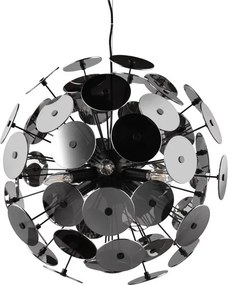 Lampa wisząca w kolorze matowej czerni Discalgo – Trio