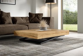 Rozkładany ławostół z regulacją wysokości Sanna U, podstawa czarna