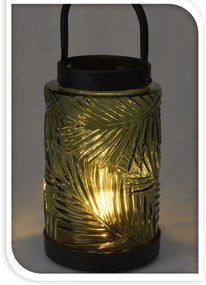 Latarenka LED, kolorowe szkło, 20,5 cm