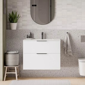 Duravit Waschbecken mit Waschtischunterschrank TIM 80 cm