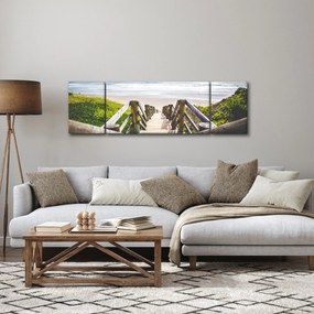 Obraz - Wejście na plażę (170x50 cm)
