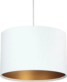 Lampa wisząca HOME 30 biała/złota