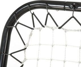 Rebounder Bejsbol Bramka Odbijająca Składana Metal PE Czarna Siatka Treningowa | Aosom PL
