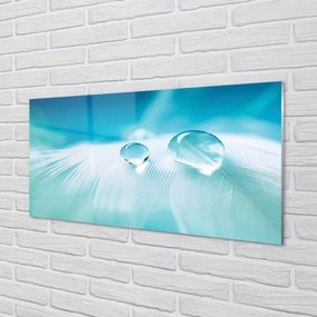 Panel nad Blat Kuchenny Makro Detal Kropli Wody