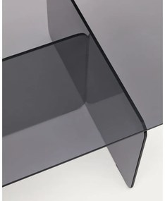 Szary szklany stolik 60x120 cm Zaren – Kave Home