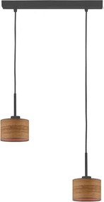 Lampa wisząca skandynawska na czarnym stelażu - K0-K06