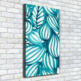 Nowoczesny fotoobraz canvas na ramie pionowy Liście
