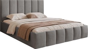 Łóżko tapicerowane OFELIA SLIM z pojemnikiem na pościel