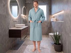 Szlafrok muślinowy turkusowy S/M