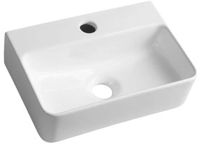Biała ceramiczna umywalka 36x25 cm Gerda – Sapho