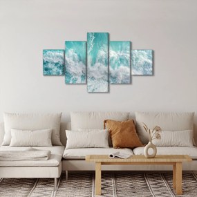Obraz - Widok na fale oceanu (125x70 cm)