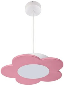 Różowa lampa wisząca do pokoju dziewczynki P6-R27