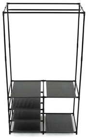 Stojak na ubrania GD-172 BK, metal, czarny