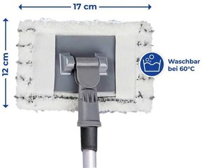 Mop PROFI do mycia łazienki, podłóg i kafli + dwie myjki