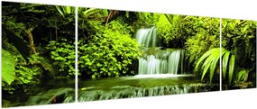 Obraz - Indonezyjskie wodospady (170x50 cm)
