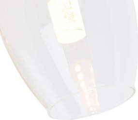 Inteligentna lampa ścienna złota ze szkłem włącznie z WiFi G9 - Elien