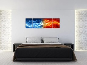 Obraz napięcia elektrycznego (170x50 cm)