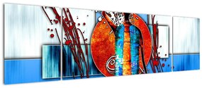 Obraz przedstawiający starożytną osobę (170x50 cm)