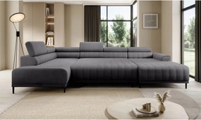 Narożnik CALDO XL Lewostronny z funkcją spania wolnostojący w tkaninie RUN AGAIN 90 WERSAL