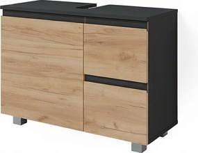Szafka na wannę sonoma 80x33x60.8 j-shape